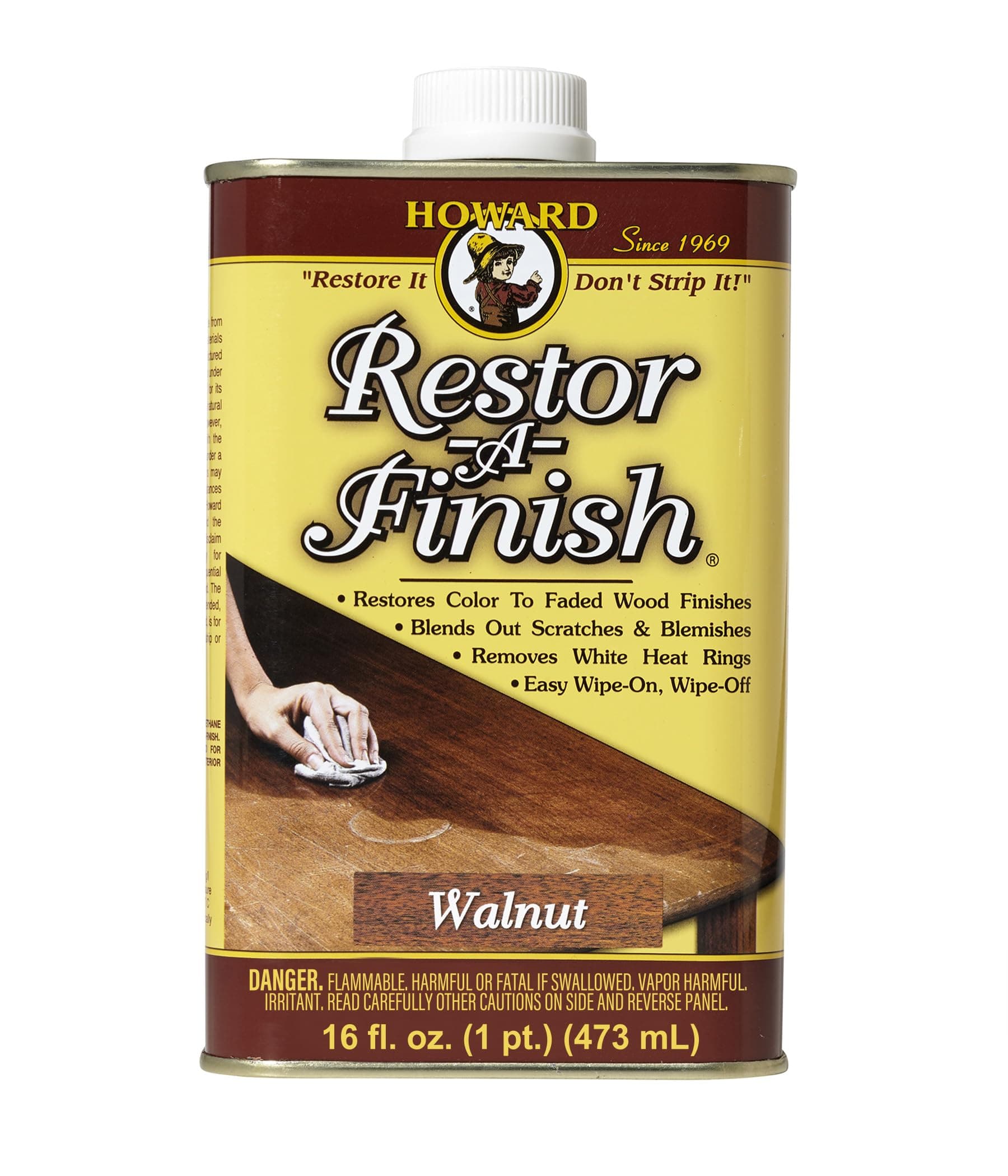 Howard Products Restor-A-Finish, Walnut, 473 mL, RF4016