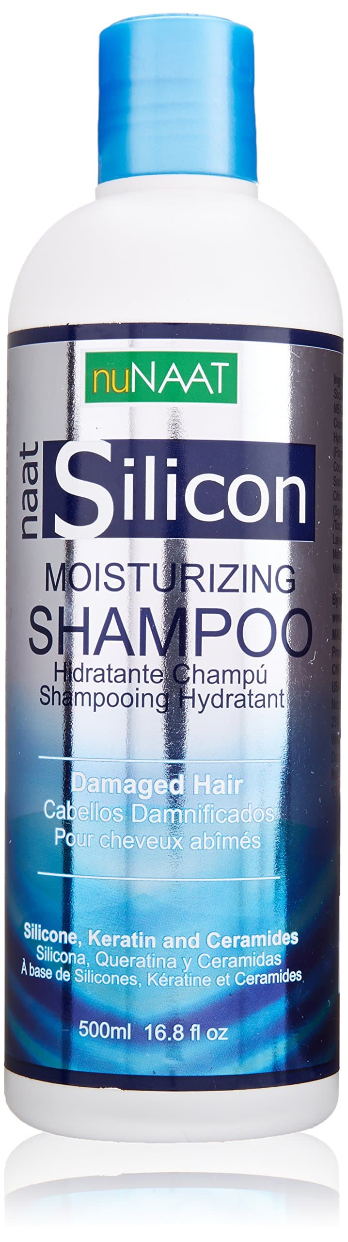 Nunaat Naat Silicon Moisturizing Shampoo, 16.8 Ounce (Pack of 6)