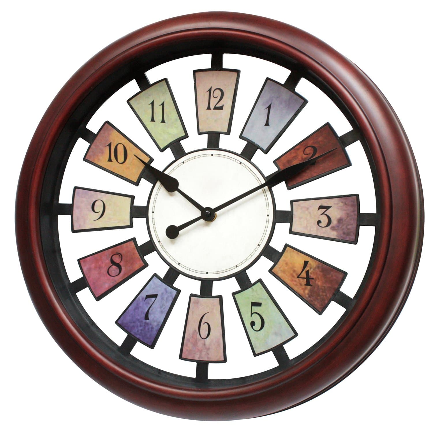 Bloom Flower Large 16-Inch Wall Decorative Clock for Living Room