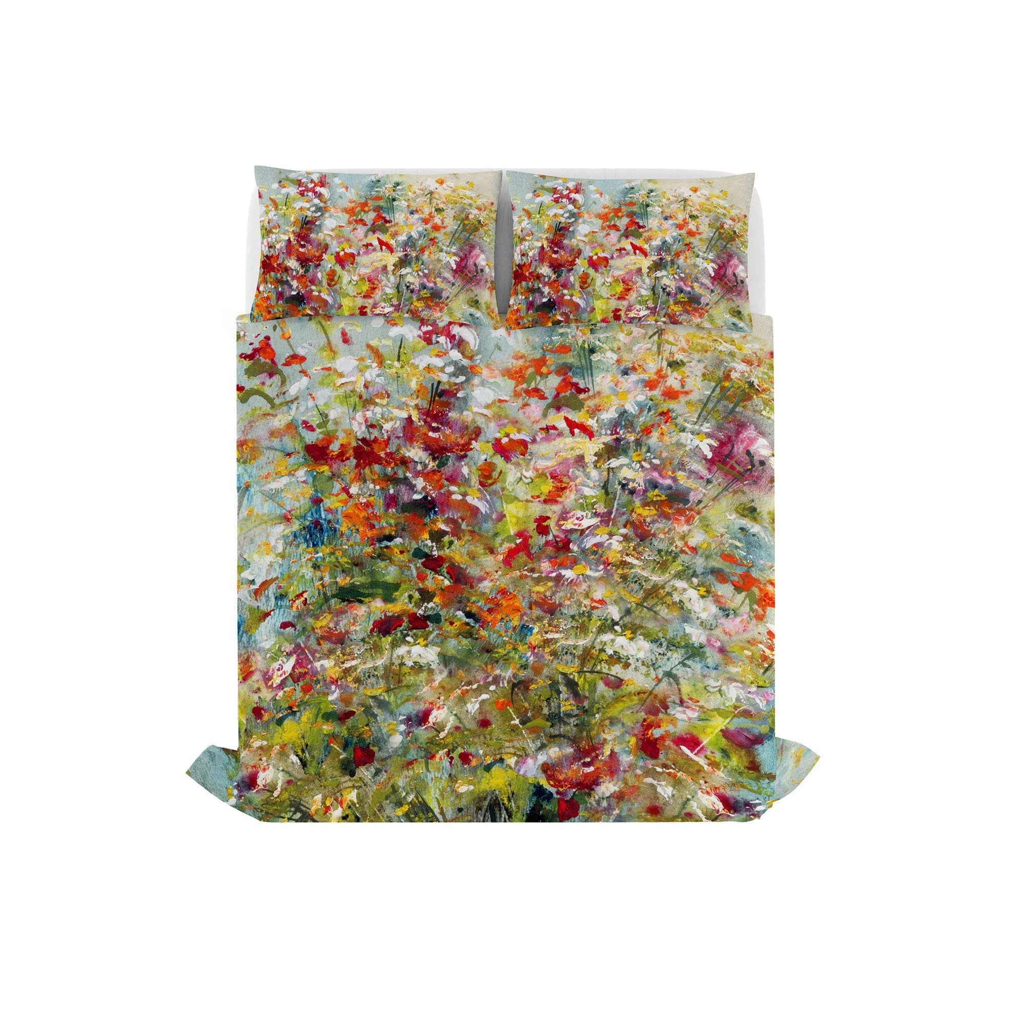 Italian Bed Linen Sogni d'autore Bed linen set (flat sheet 255x300cm + 2 pillowcases 52x82cm with internal flap), SD20, Cotton, DOUBLE