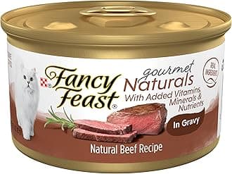 Fancy Feast Purina Wet Cat Food Natural Gourmet Naturals - (12) 3 Oz. Cans