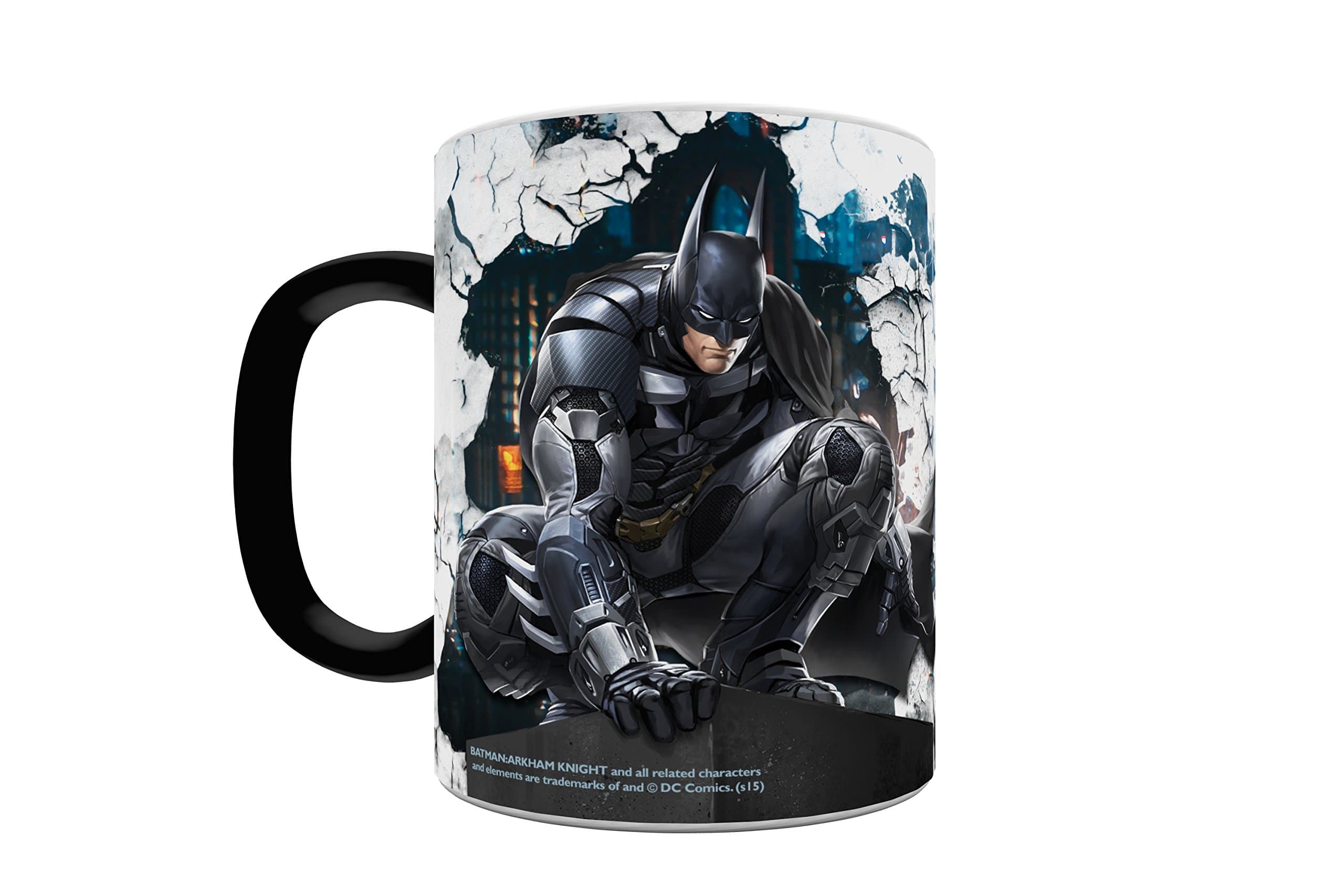 Morphing Mugs Batman Arkham Knight (Batman) Ceramic Mug, Black, 325ml