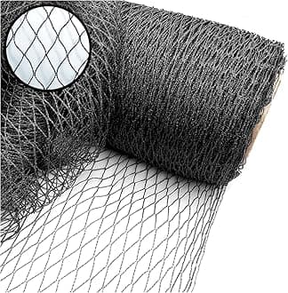 Extra Strong Woven Mesh Garden Netting Heavy Duty Anti Bird Pond Fruit, Pea Plant Protection Professional Grade. Various Sizes (4m Wide, 10m Long)