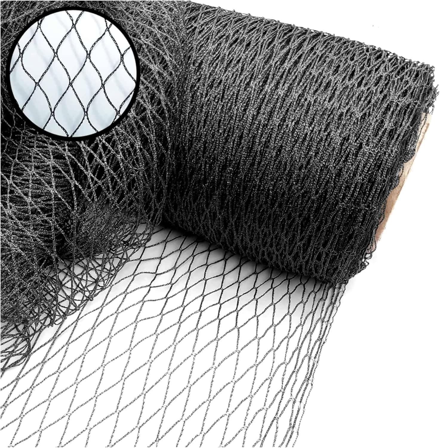 Extra Strong Woven Mesh Garden Netting Heavy Duty Anti Bird Pond Fruit, Pea Plant Protection Professional Grade. Various Sizes (8m Wide, 100m Long)