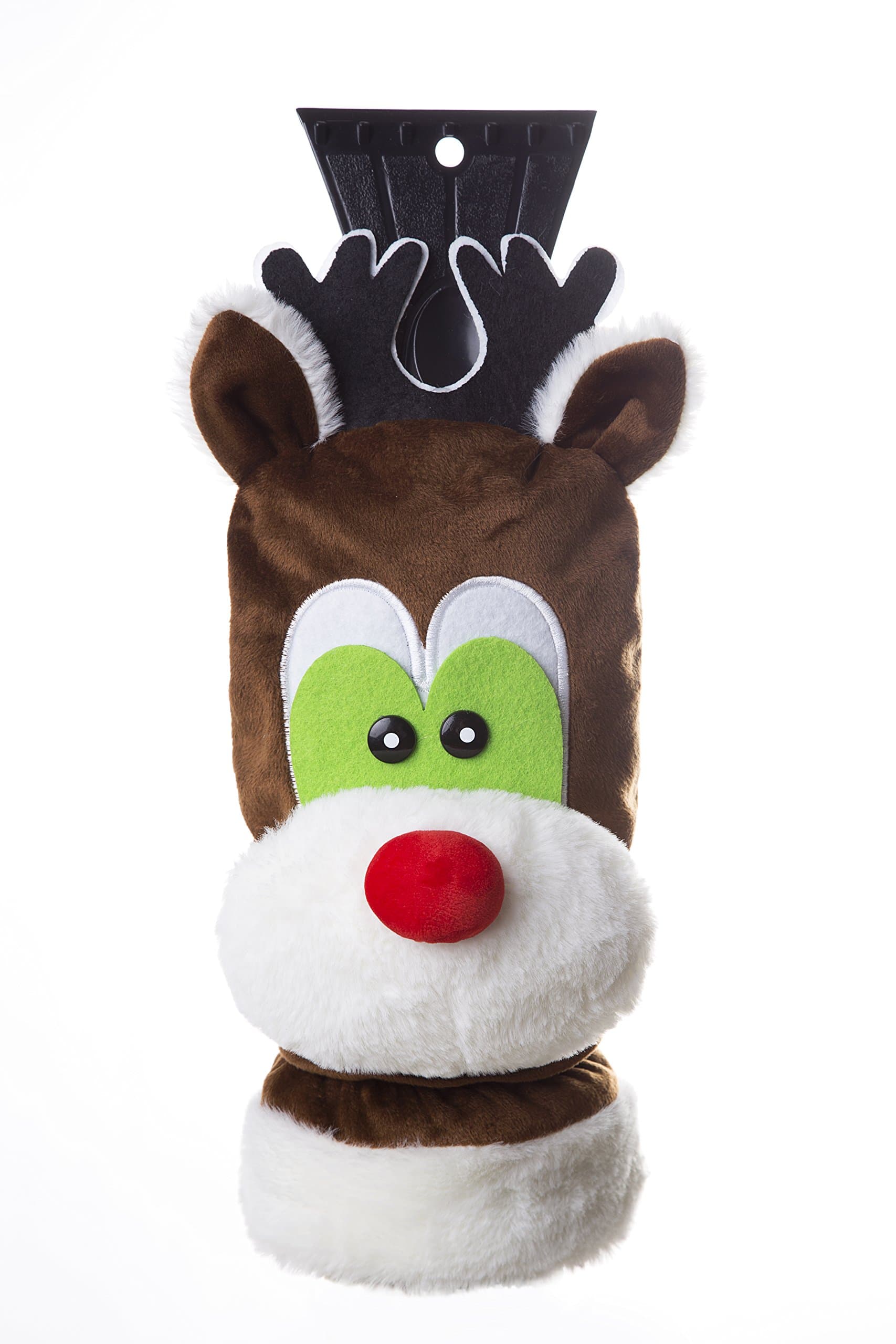 Hailstone Ice Scraper Mitt - Snow Removal with Glove - Ice Remover Tool for Car & Truck Cute & Funny Mitten Snow Brush - Keep Hands Warm | Enjoy Windshield Scraping with Cool