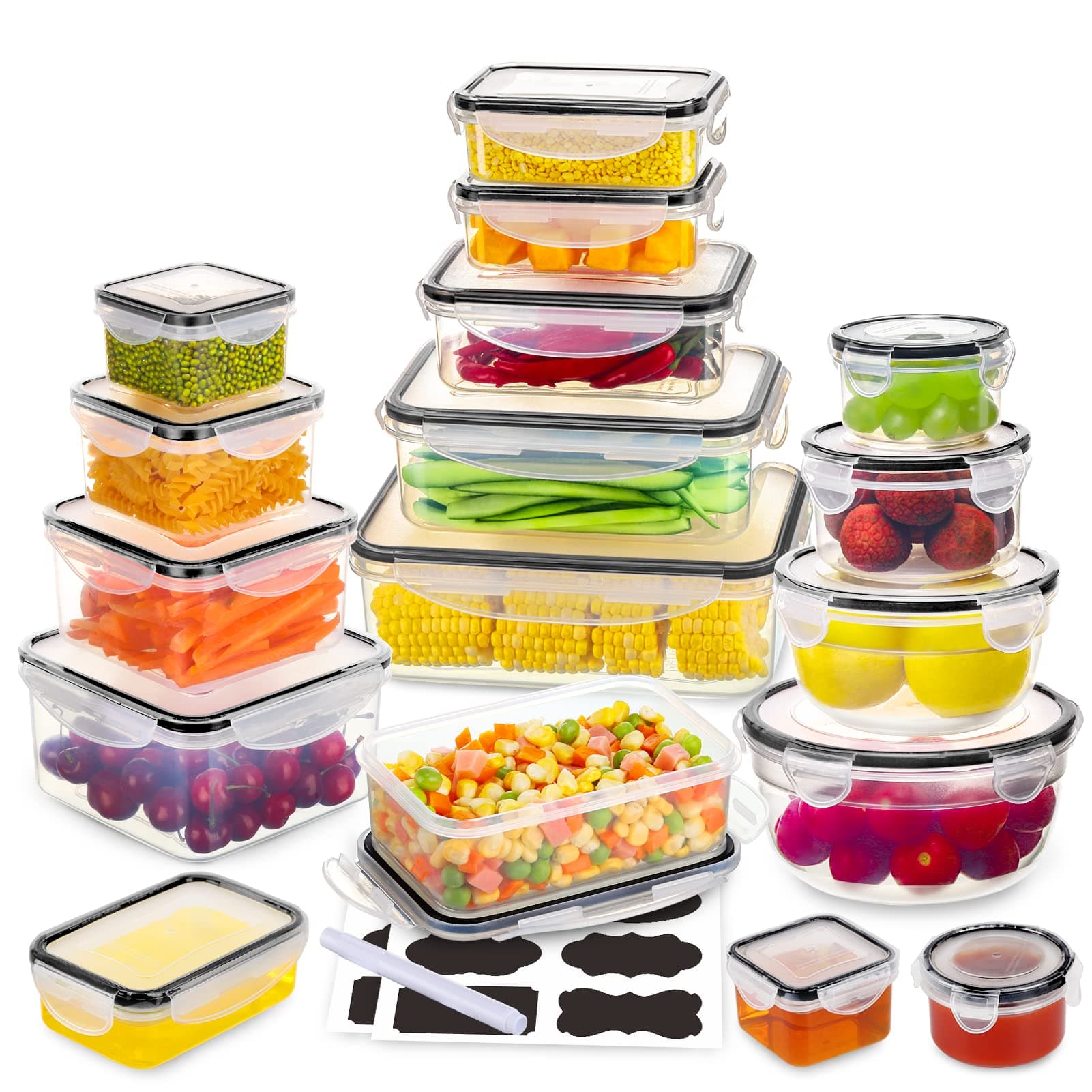 34 PCS Food Container
