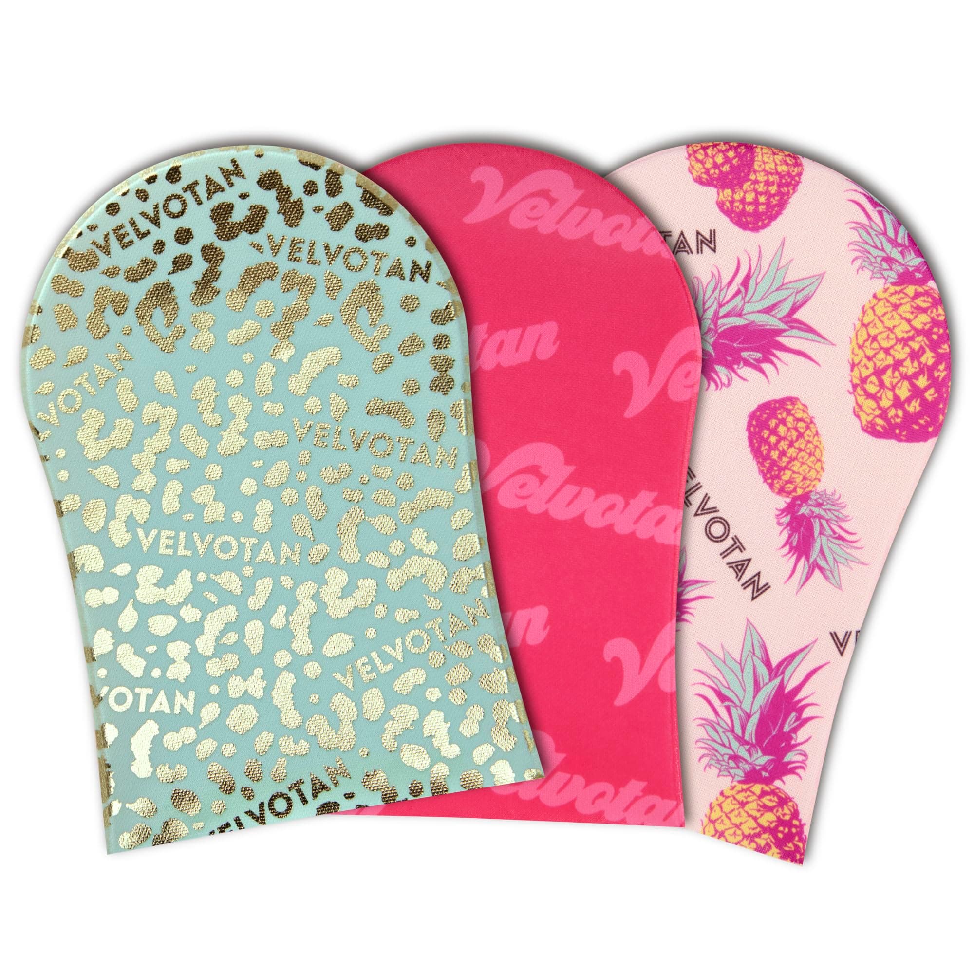 Original Tanning Mitt - Self Tan Mitt for Streak-Free Finish & Stain-Free Hands, Washable & Reusable, Use with Any Fake Tan. Assorted Colours - One of Three Designs Sent at Random