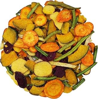 Vegetable Chips - Dried Salted Mixed Veggie Chips 3 Lb