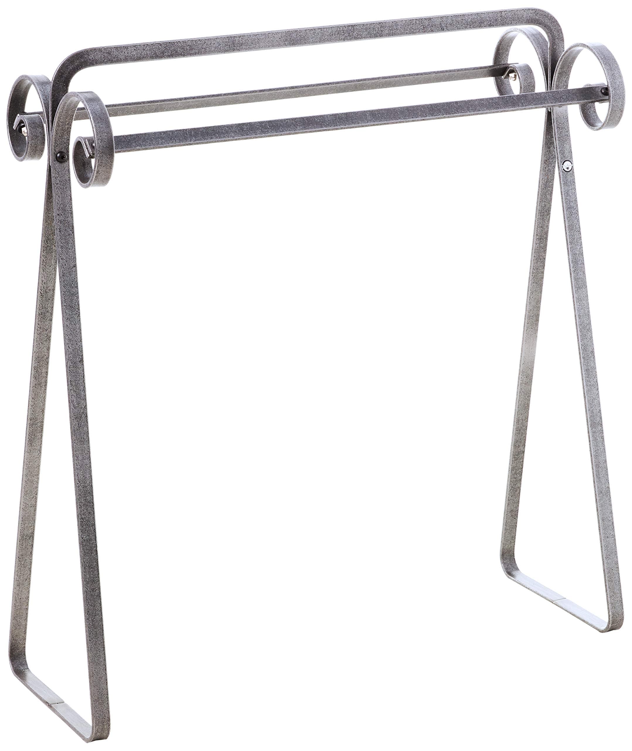 EnclumePremier Scrolled Quilt Rack, Hammered Steel