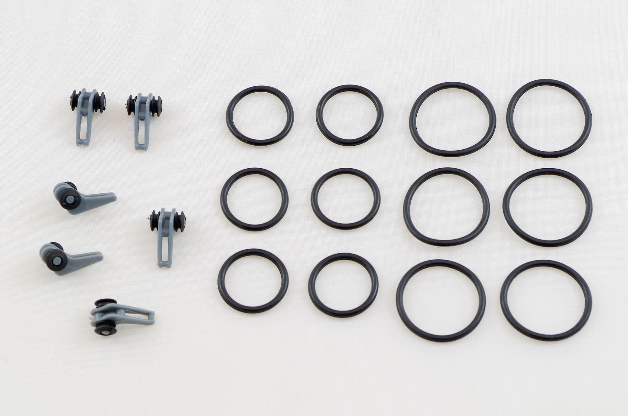 6 Easy Hook Keepers (for Tenkara line Management) - Grey Color