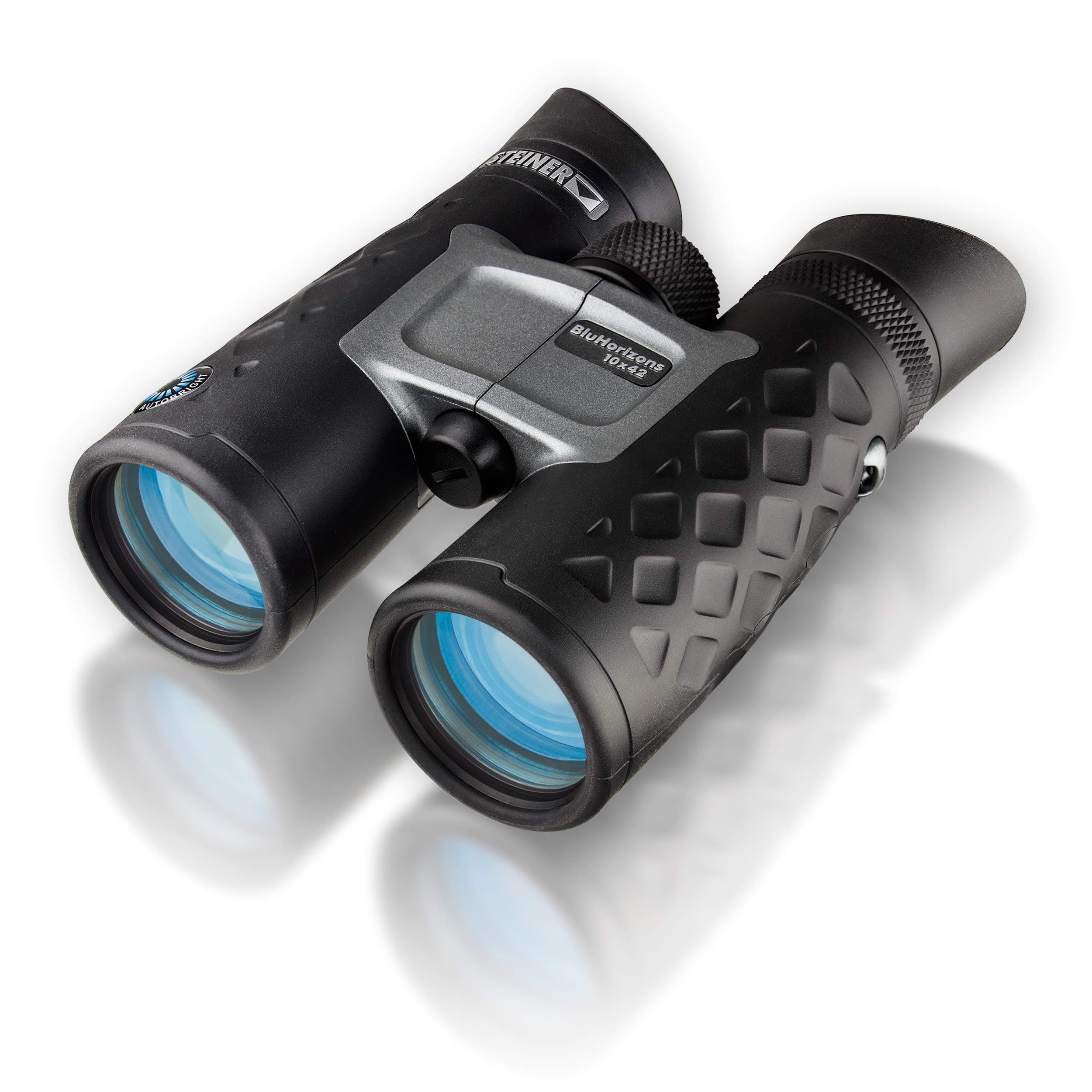 binoculars BluHorizons 10x42 - German quality optics, high magnification, reduces reflections or glare from water, sand or snow
