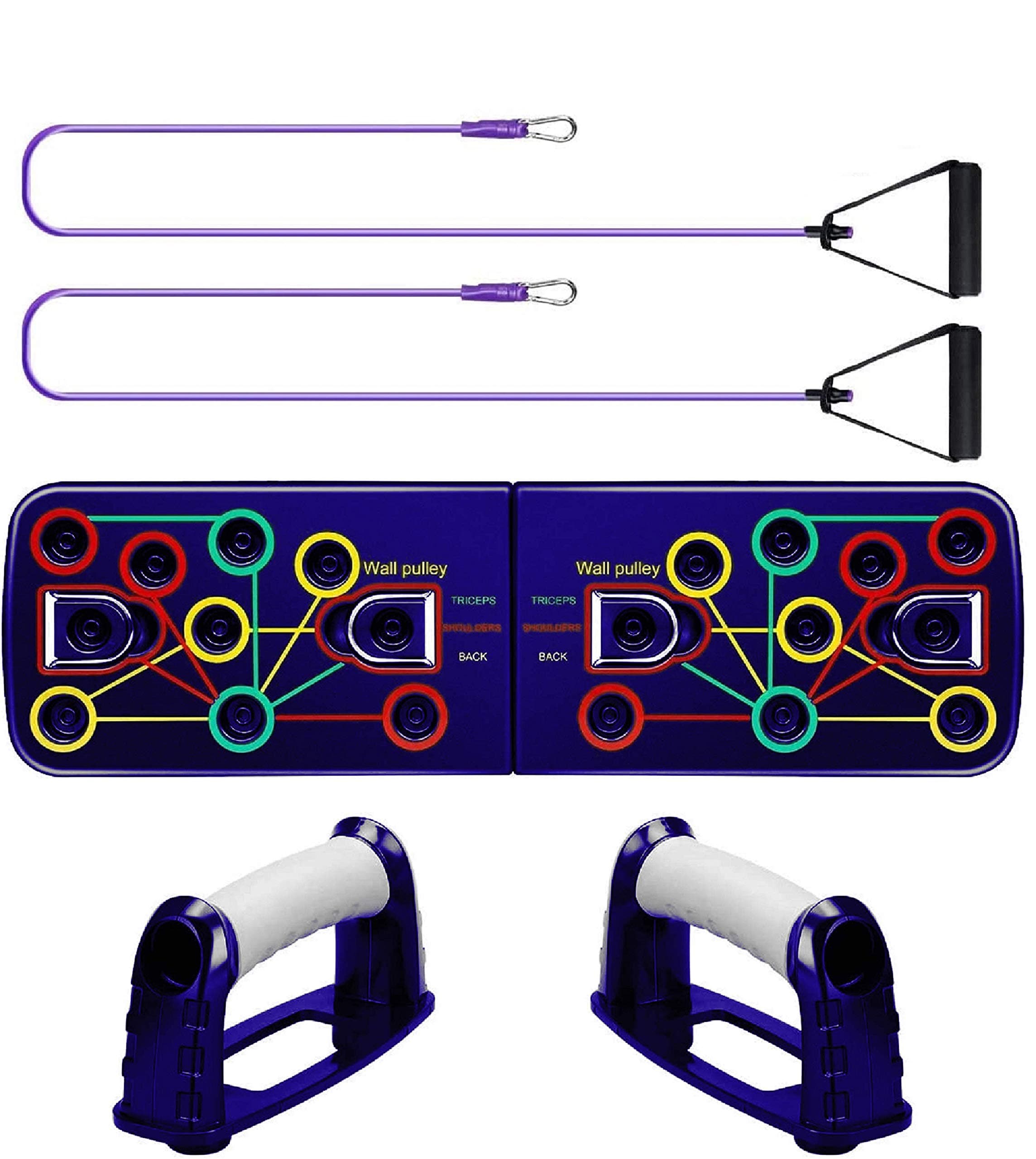 ViPR Creations Core Sliders & 5 Resistance Loops Booty Bands | Gliding Discs & Exercise Band Set for Intense Exercises | Professional Workout Equipment for Home & Gym | Build Strength & Flexibility