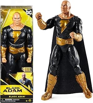 DC Comics, Black Adam Movie Action Figure 30cm Collectible Toys for Boys and Girls Ages 3