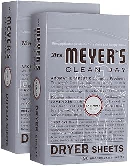 Mrs. MEYER'SDRYER SHEET LAVENDER (Pack of 2)