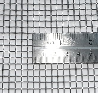 Woven Wire Mesh, 5 mesh (Stainless Steel 316L) – 4.1mm Aperture – by Inoxia Cut Size: 15cmx15cm
