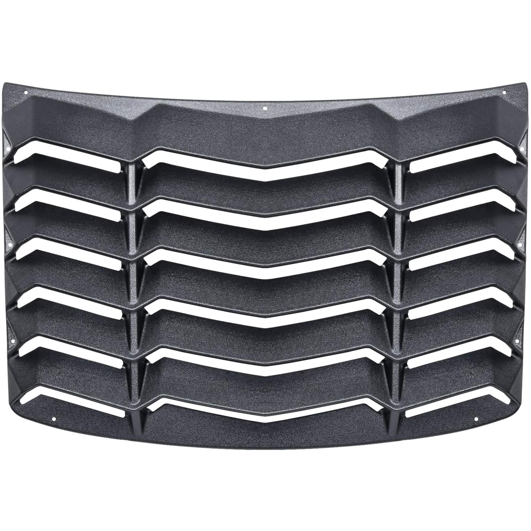 Rear Window Louvers Windshield Sun Shade Cover Lambo Style Matte Black Compatible with Chevrolet Chevy Camaro 2016 2017 2018 2019 2020 2021 2022 2023