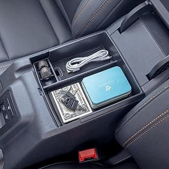 TOPINSTALL 21-24 Tray Compatible with 2021-2024 Ford Bronco & 2025+ Bronco 2-Door & 2025+ 4-Door Manual Transmission, Full Size Bronco Organizer (NO for 25 4-Door Automatic & Sport Model)