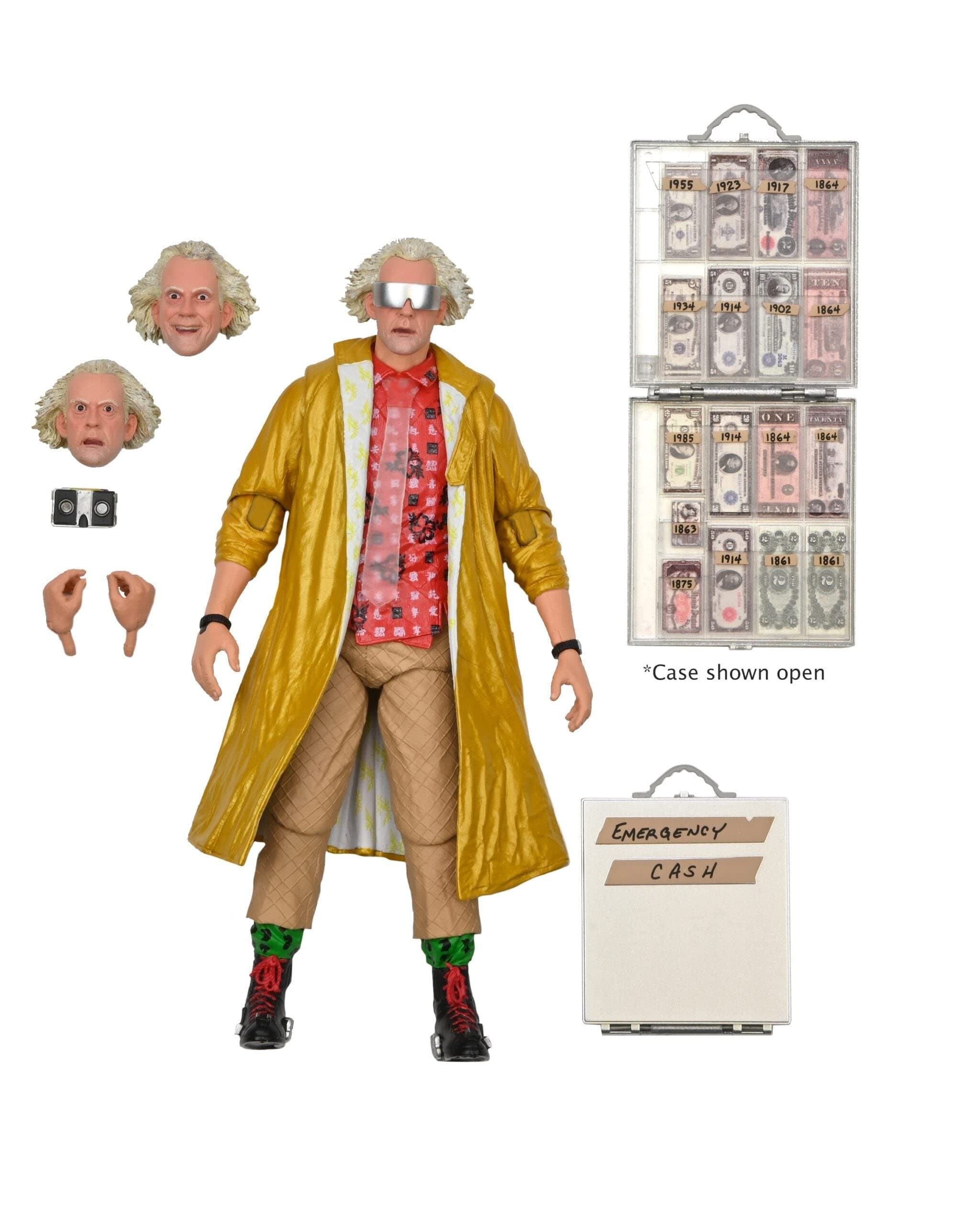 BACK TO THE FUTURE - Ultimate Doc Brown 2015 - Figurine articulée 18cm
