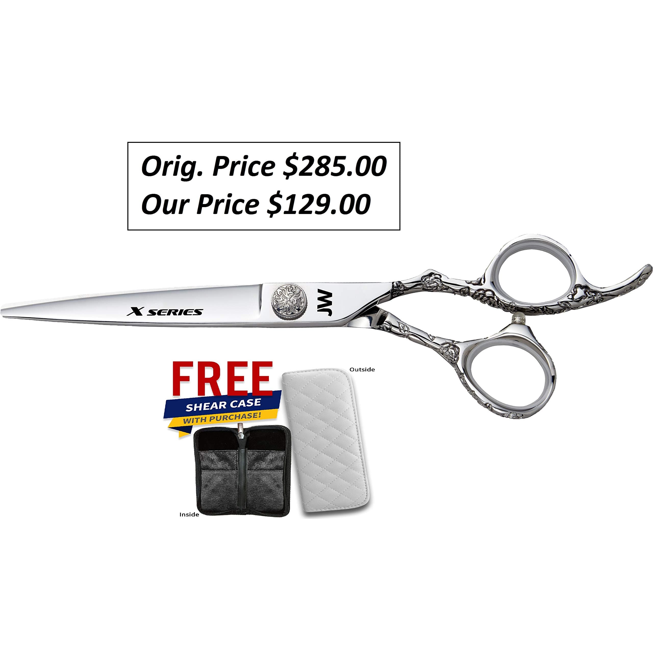 JW X7 Barber Hair Cutting Shears 7.0"