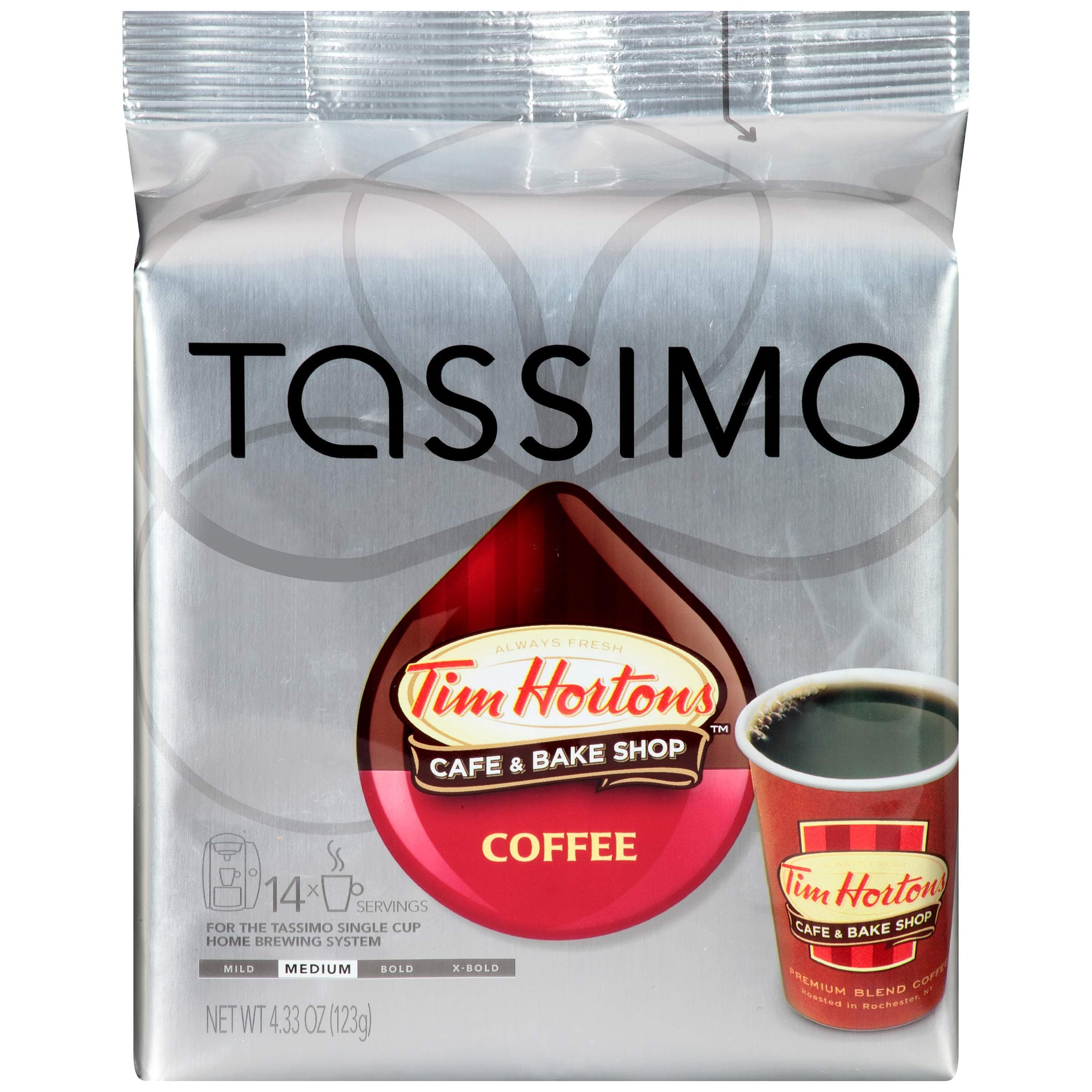Tassimo Tim Hortons Medium Roast Coffee T Discs (14 Count)