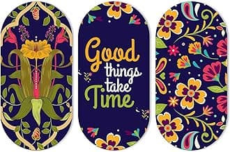 Artvibes Positive Quote Wooden Wall Hanging Decoration Items for Home | Gifts | Bedroom | Wooden Wall Hanger | Mdf Wall Decoration for Living Room | Artworks | Modern Decor Items (WH_9026N), Set of 3