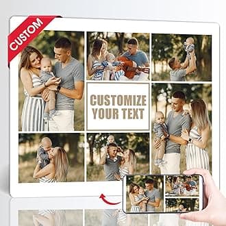 Custom Metal Photo Prints Customized Photo Gifts Personalized Metal Picture for Home Decor Ready to Hang