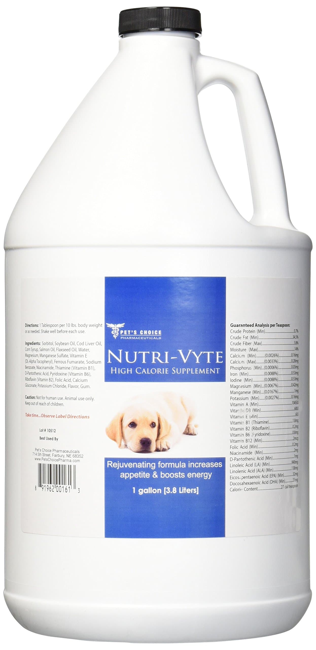 Pet's Choice Nutri-Vyte Nutritional Supplement, 1-Gallon