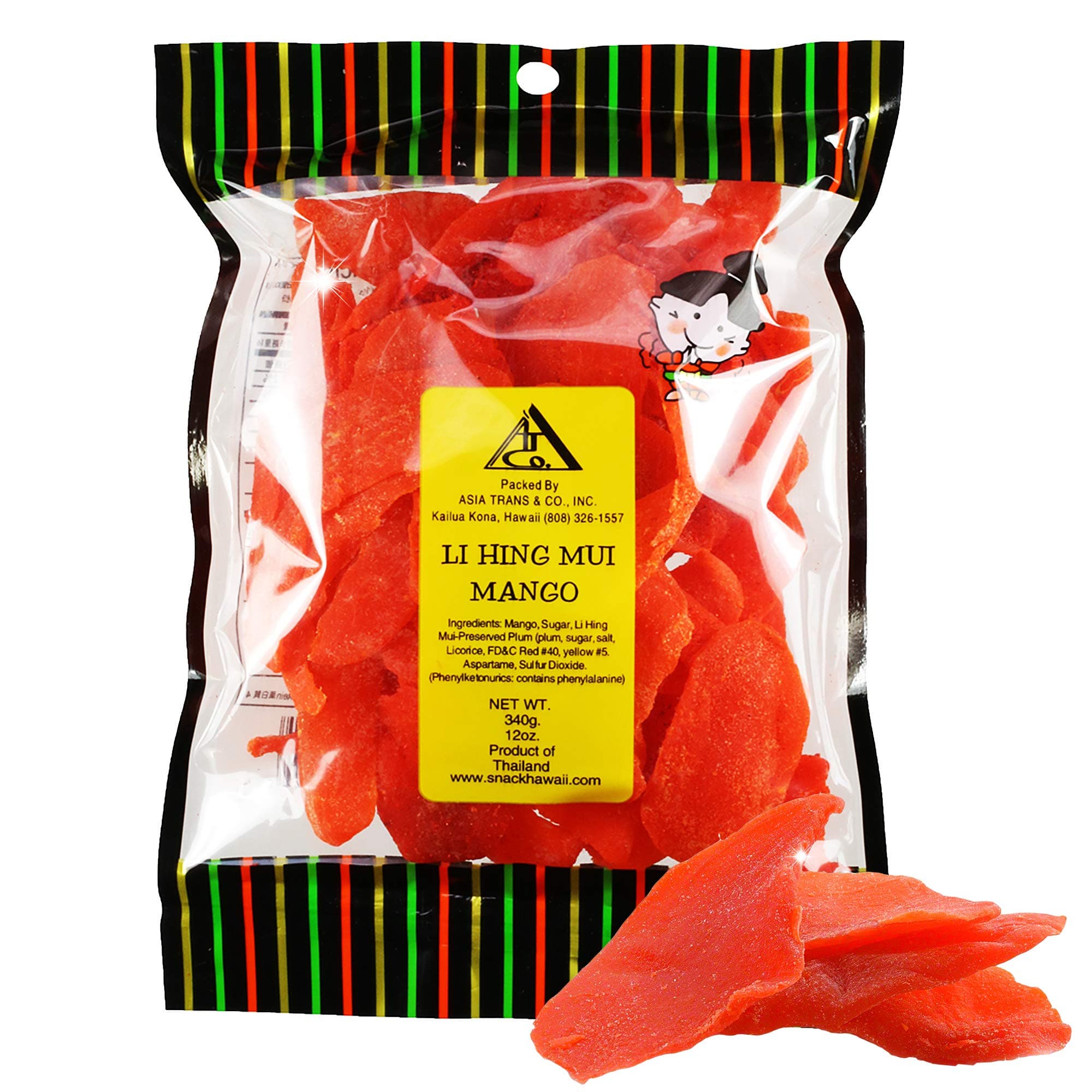 Li Hing Mui Mango 12 Oz Bag by Asia Trans & Co.