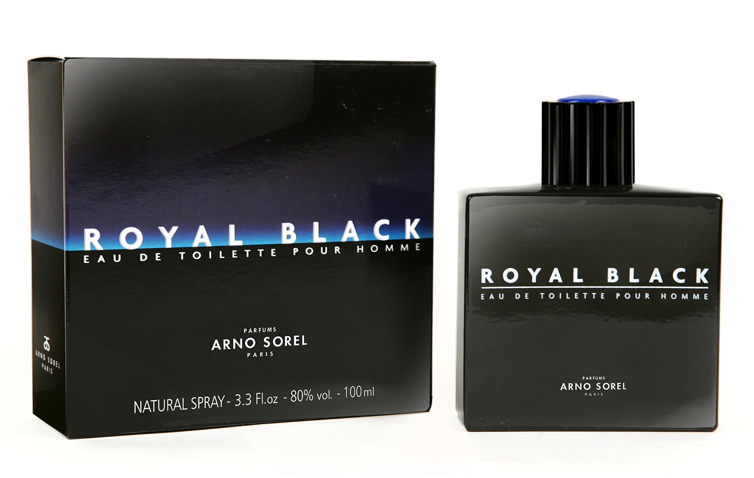 Eau de toilette Royal Black for Men, 100 ml + THE KING IS HERE!