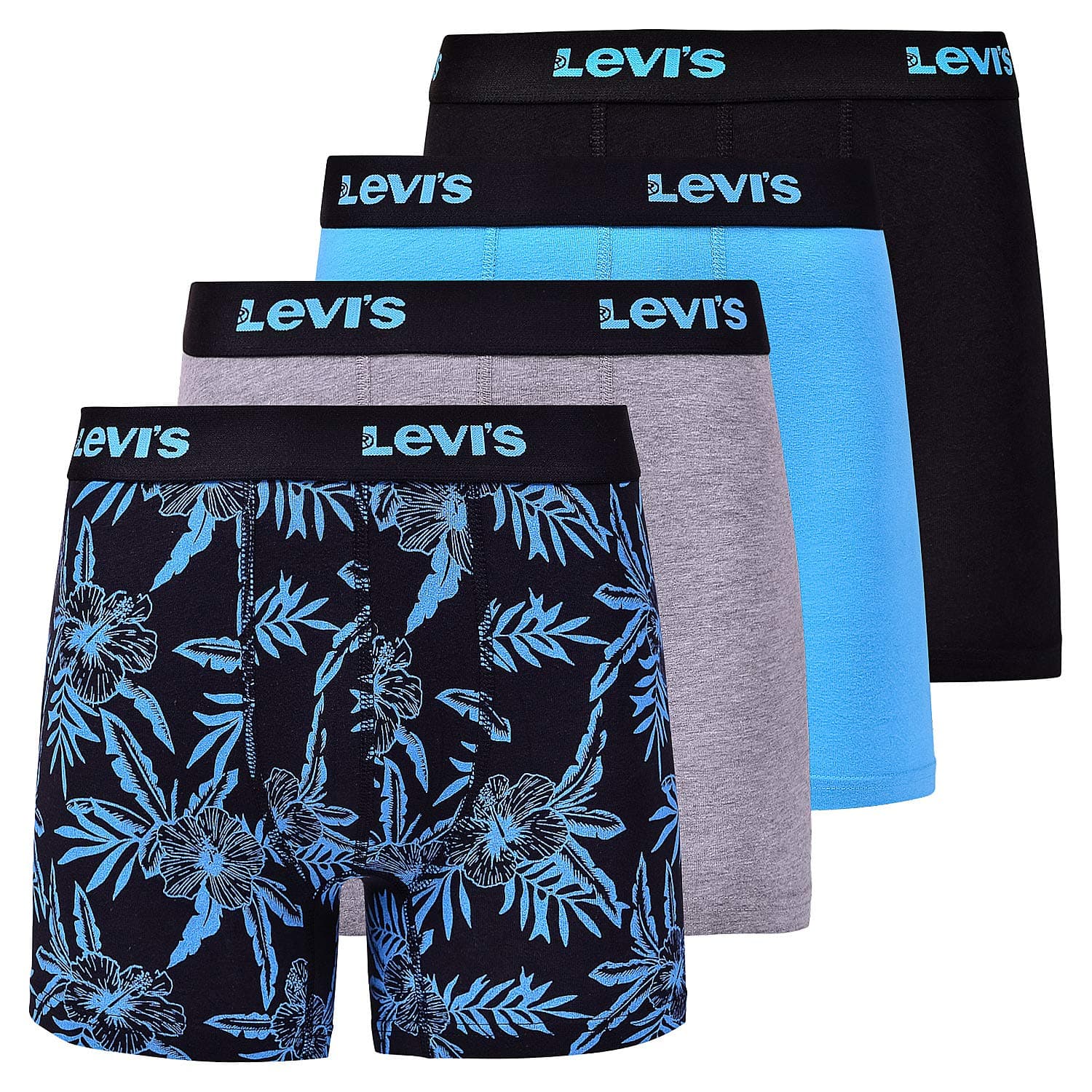 Levi's Mens Boxer Briefs Breathable Stretch Underwear 4 Pack