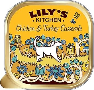 Chicken & Turkey Casserole - Complete Natural Adult Dog Food Wet (10 x 150g Trays)