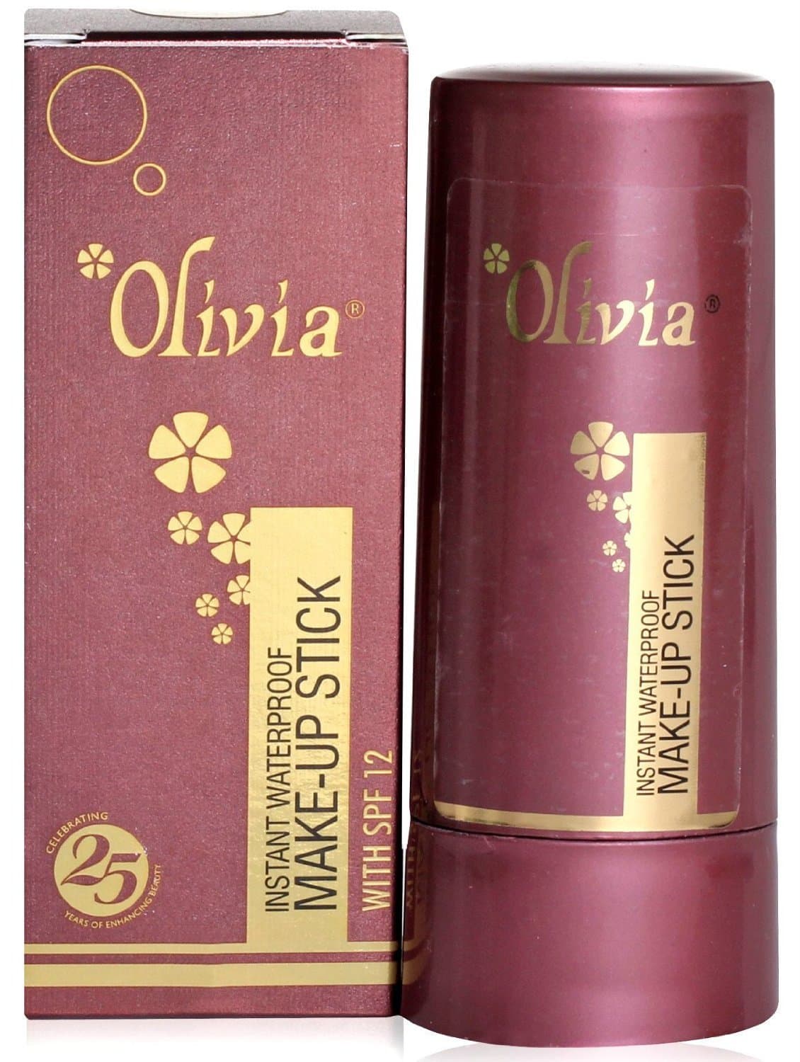 Olivia Pan-stick Instant Waterproof Makeup Factor Foundation SPF Natural MAX -03