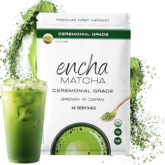 Matcha - Ceremonial Grade Matcha Powder, Organic First Harvest Japanese Green Tea Powder, From Uji, Japan (60g/2.12oz)