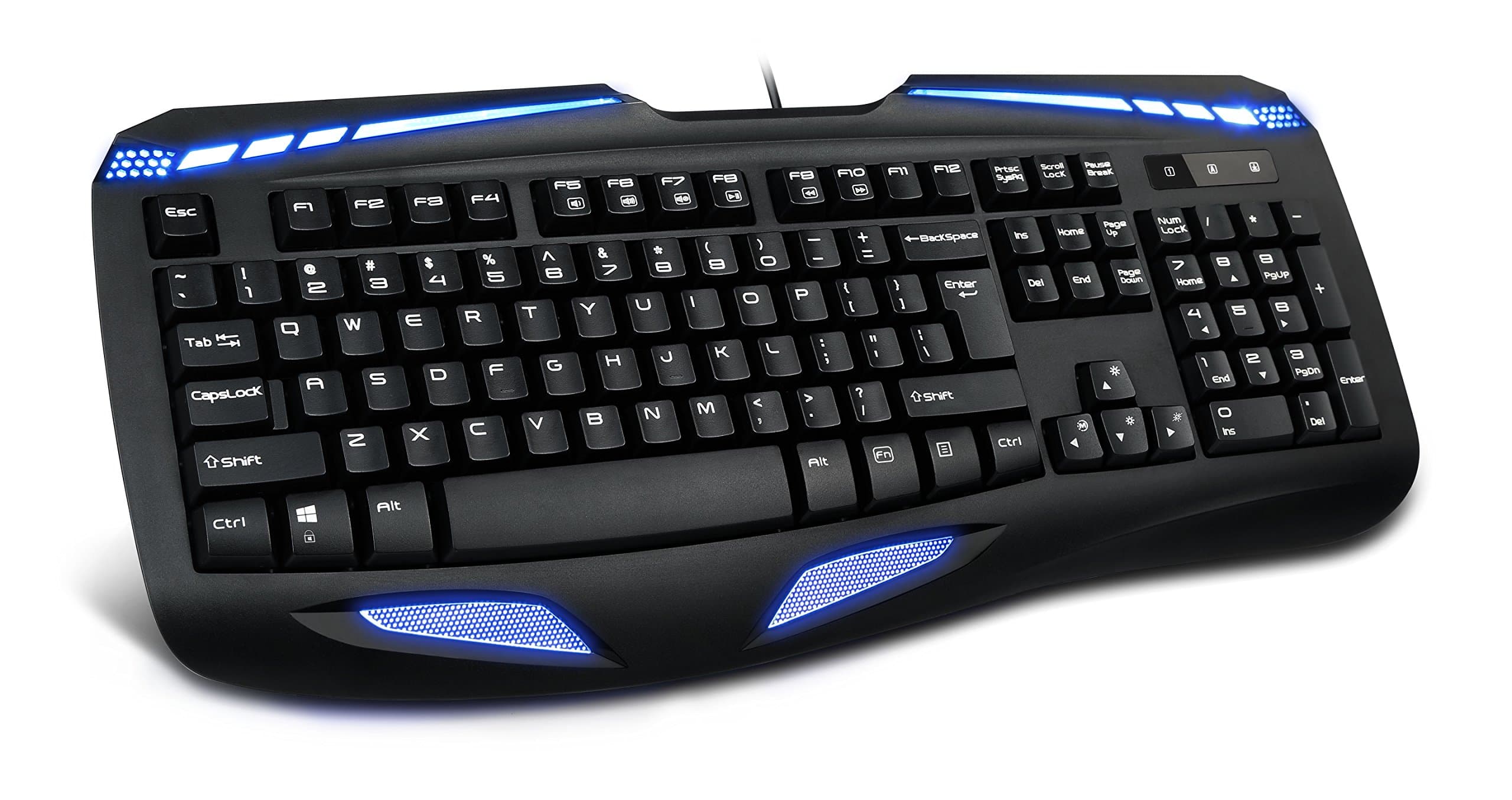 PUREX Technology USB Wired Gaming/Multimedia Keyboard with Cool Breathing LED Effect - PXE-K9300U