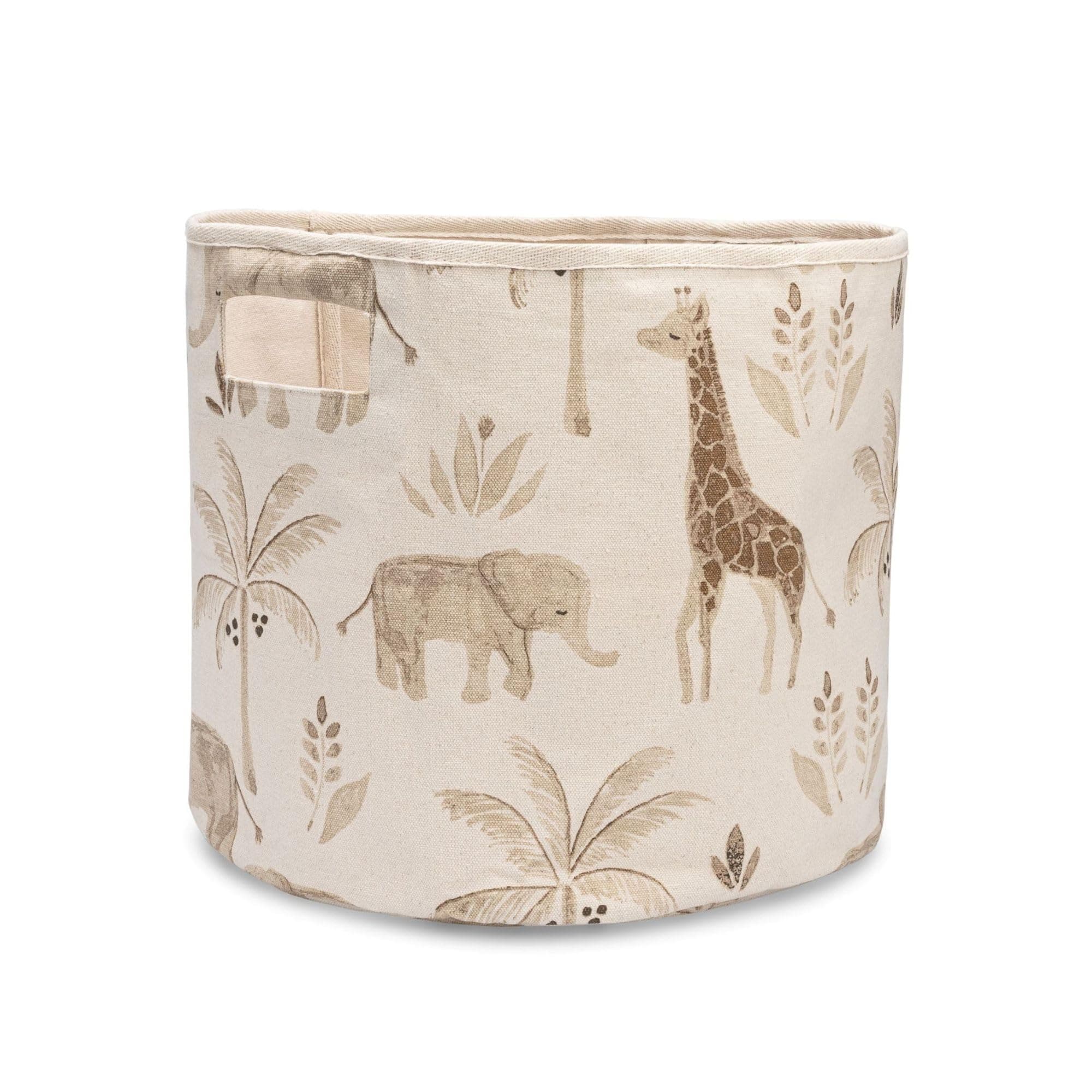 Crane Baby Kendi Safari Print Storage Bin