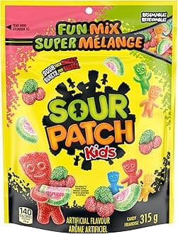 Maynards Sour Patch Kids Fun Mix Candy, 315g/11 oz. Bag (Imported from Canada)