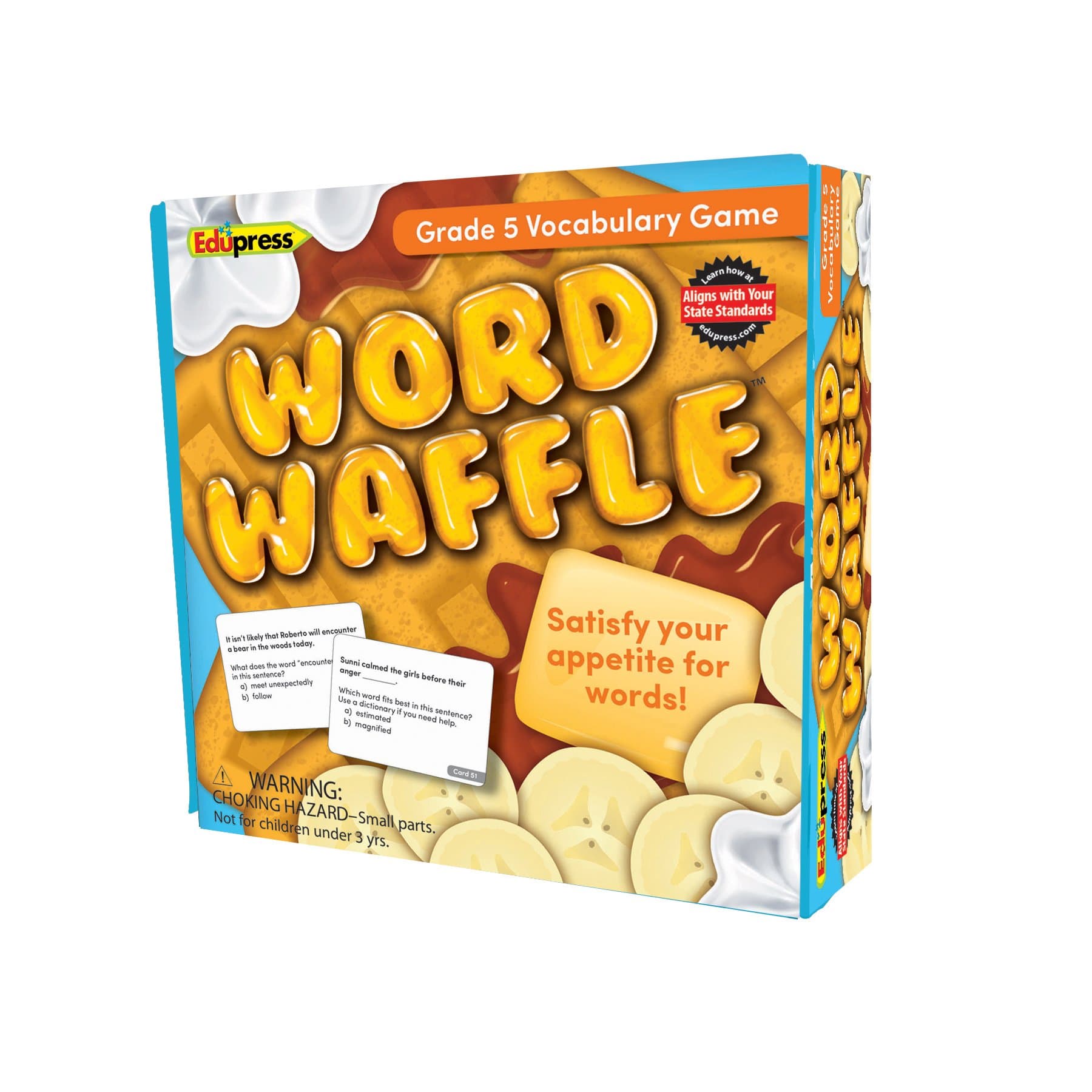 Edupress Word Waffle Game Grade 5 (EP62096), Multi
