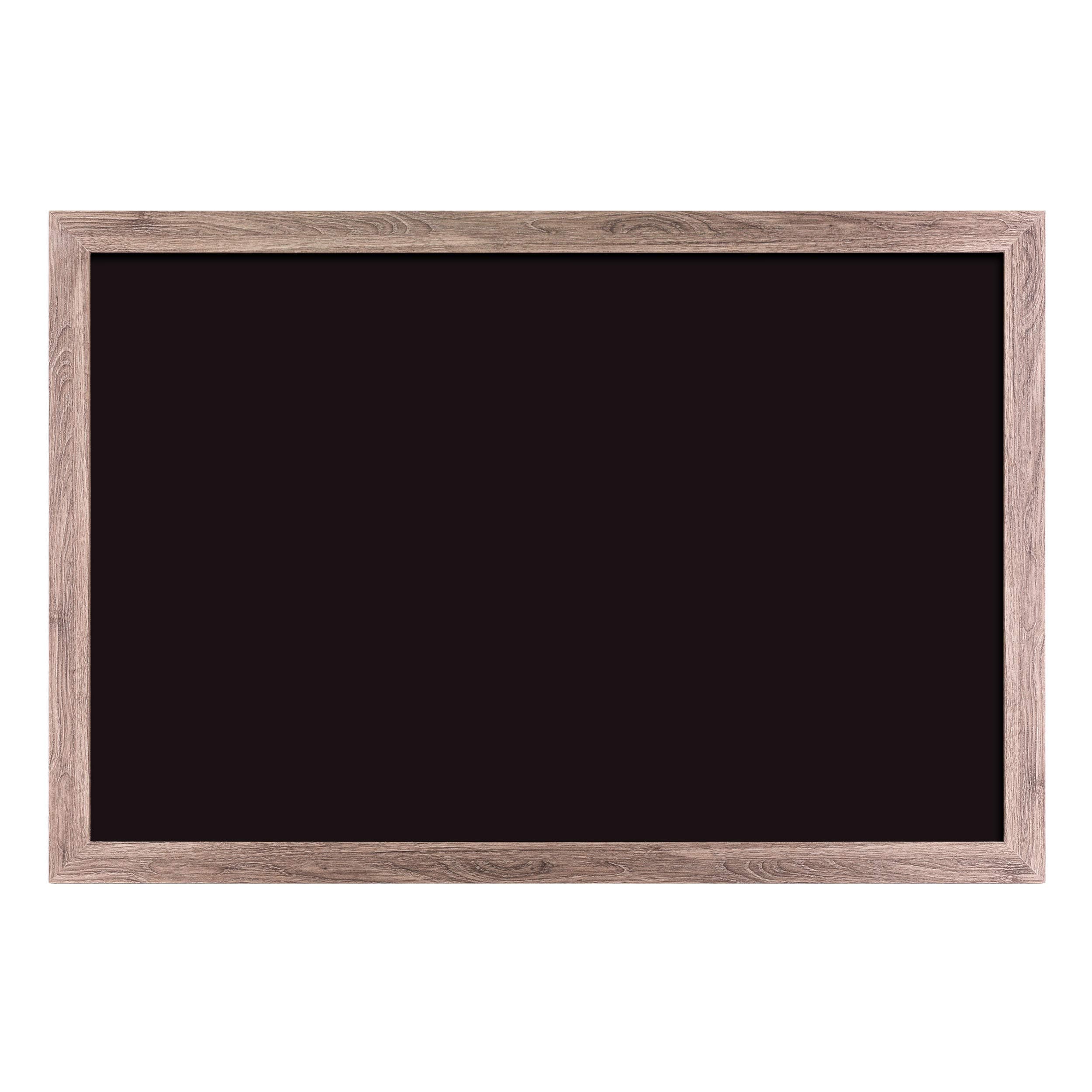 U Brands Chalkboard, 35 x 23 Inches, Rustic Wood Frame (4549U00-01)