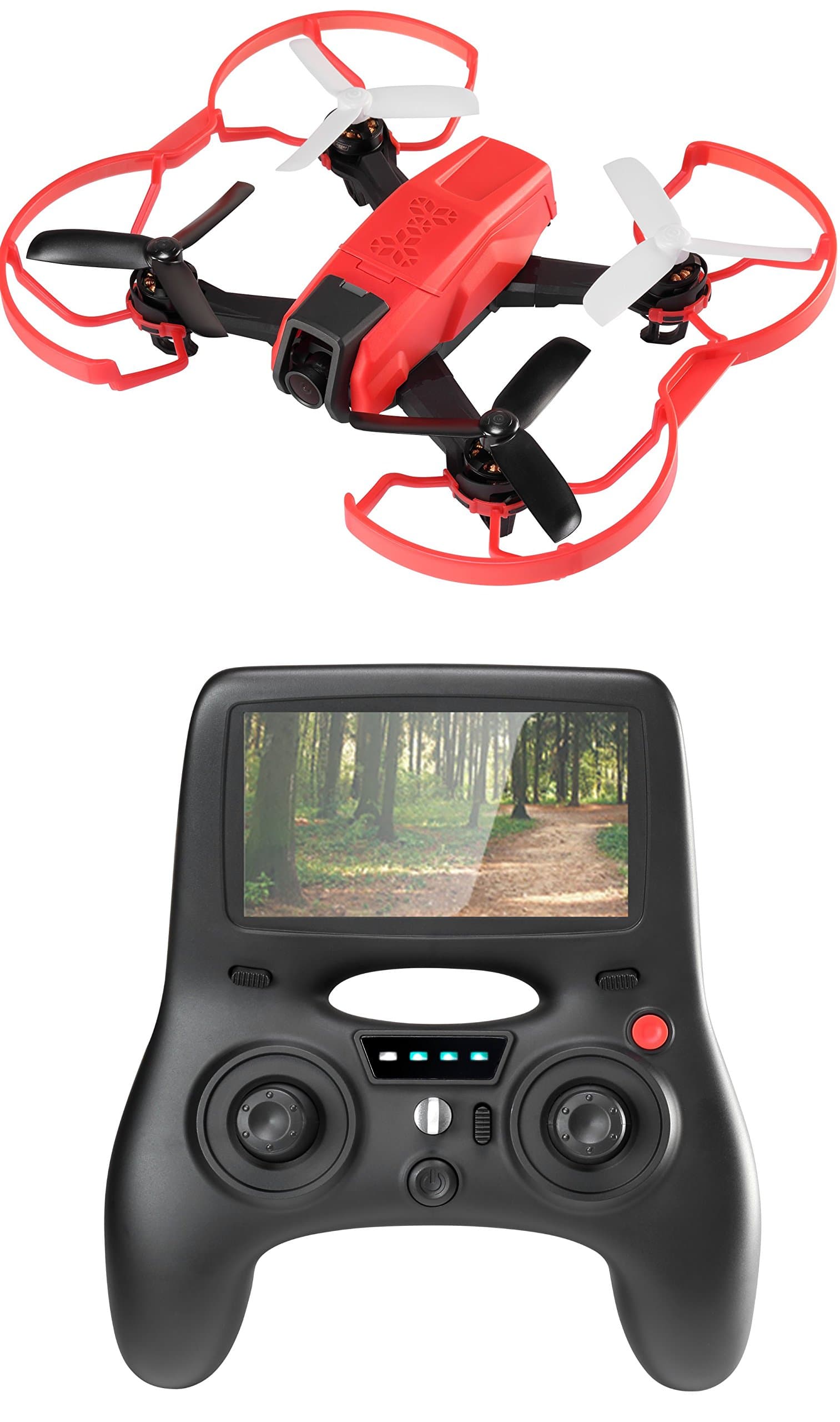 RC Eye Xtreme V2, FPV Drone Quadcopter, HD Camera with Video Recording, 5.8 GHz Live Image, Adjustable Camera Angle, Altitude Hold, Powerful Brushless Motors. Ready to Fly for Beginners and Experts