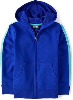 The Children's Place Active Long Sleeve Hooded Full Zip Front Sweatshirt