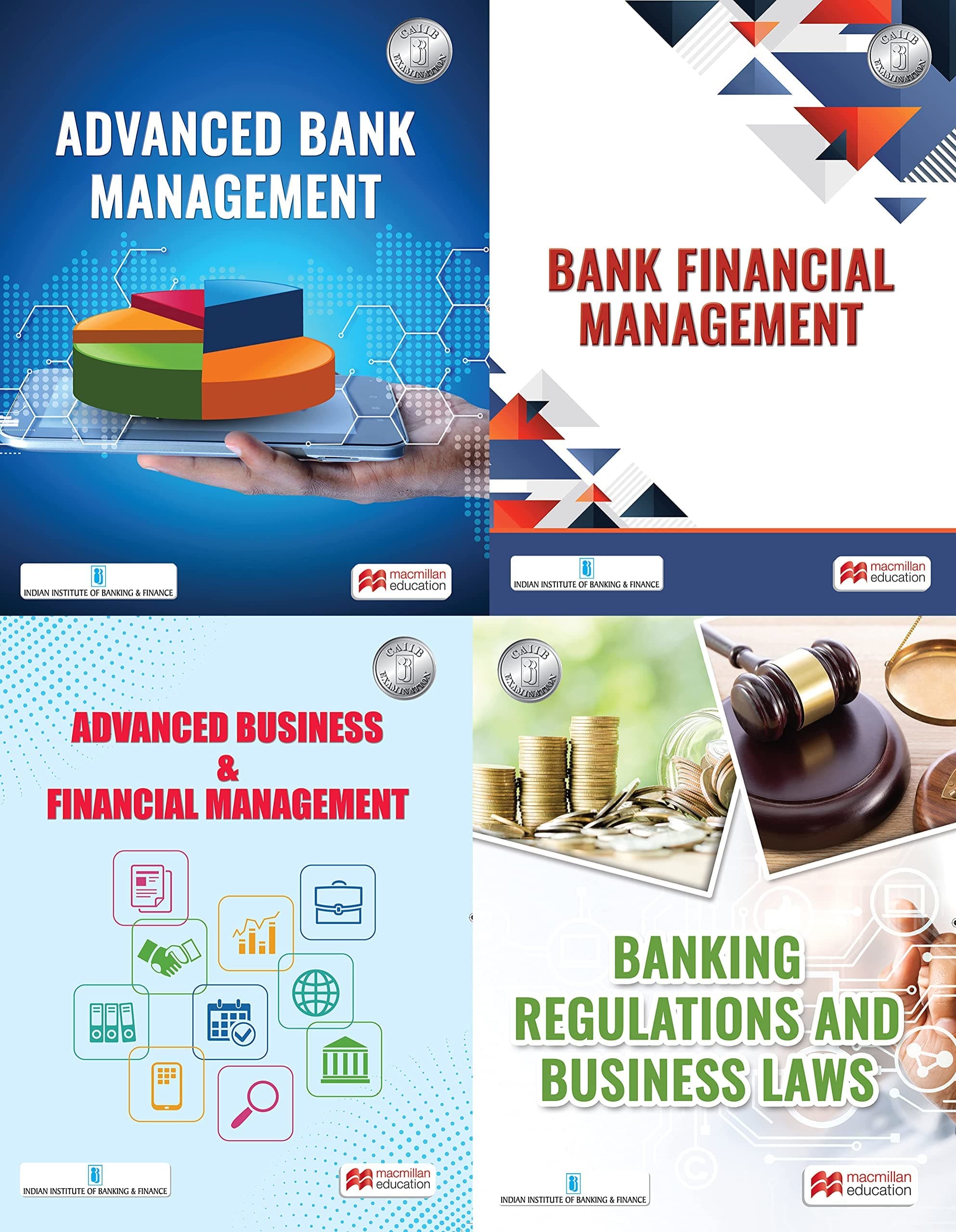 Macmillan CAIIB New 2023 Syllabus Compulsory Subjects ABM + BFM + ABFM + BRBL Set of 4 Books by IIBF 202324/Ed. Product Bundle – 20 February 2023
