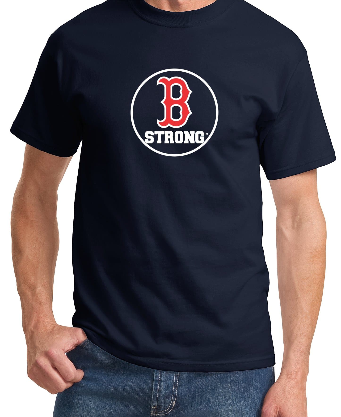 B Strong Boston Strong Classic Pride T Shirt Printed in the USA