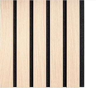 Tuda Grass Direct Premium Acoustic Wall Slatted 3D Wood Veneer Panels - Light Oak Sample