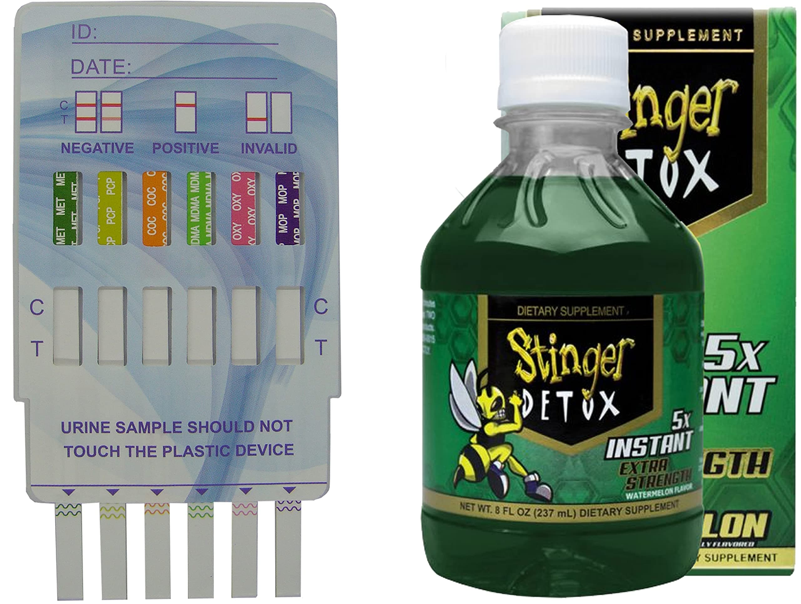 RU Clean 6 Test Kit with Stinger 5X Detox Drink to Instantly Detoxify Your Body