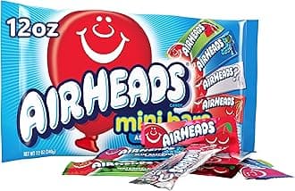 Airheads Chewier Mini Bars Laydown Bag, 12 Ounce by Perfetti Van Melle [Foods]