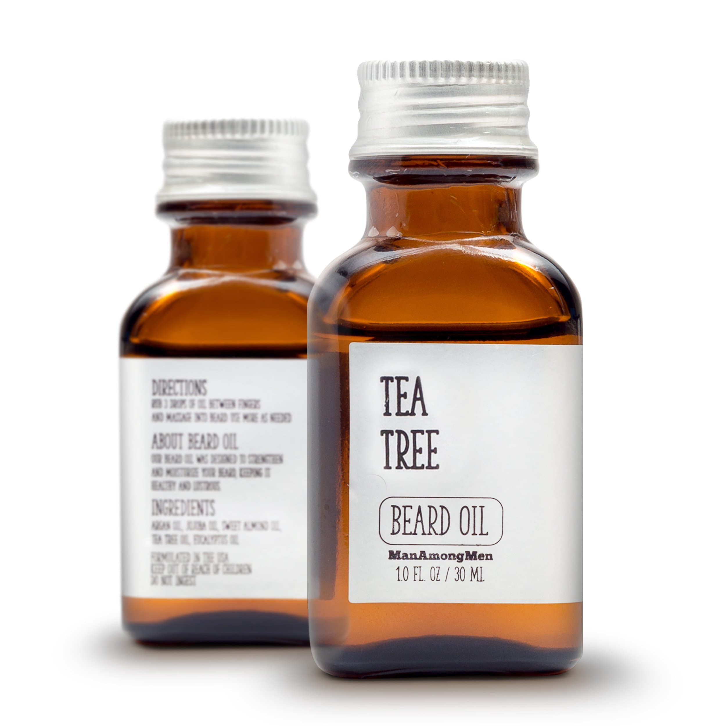 Tea Tree Beard Oil - 100% Pure Jojoba/Argan Oils
