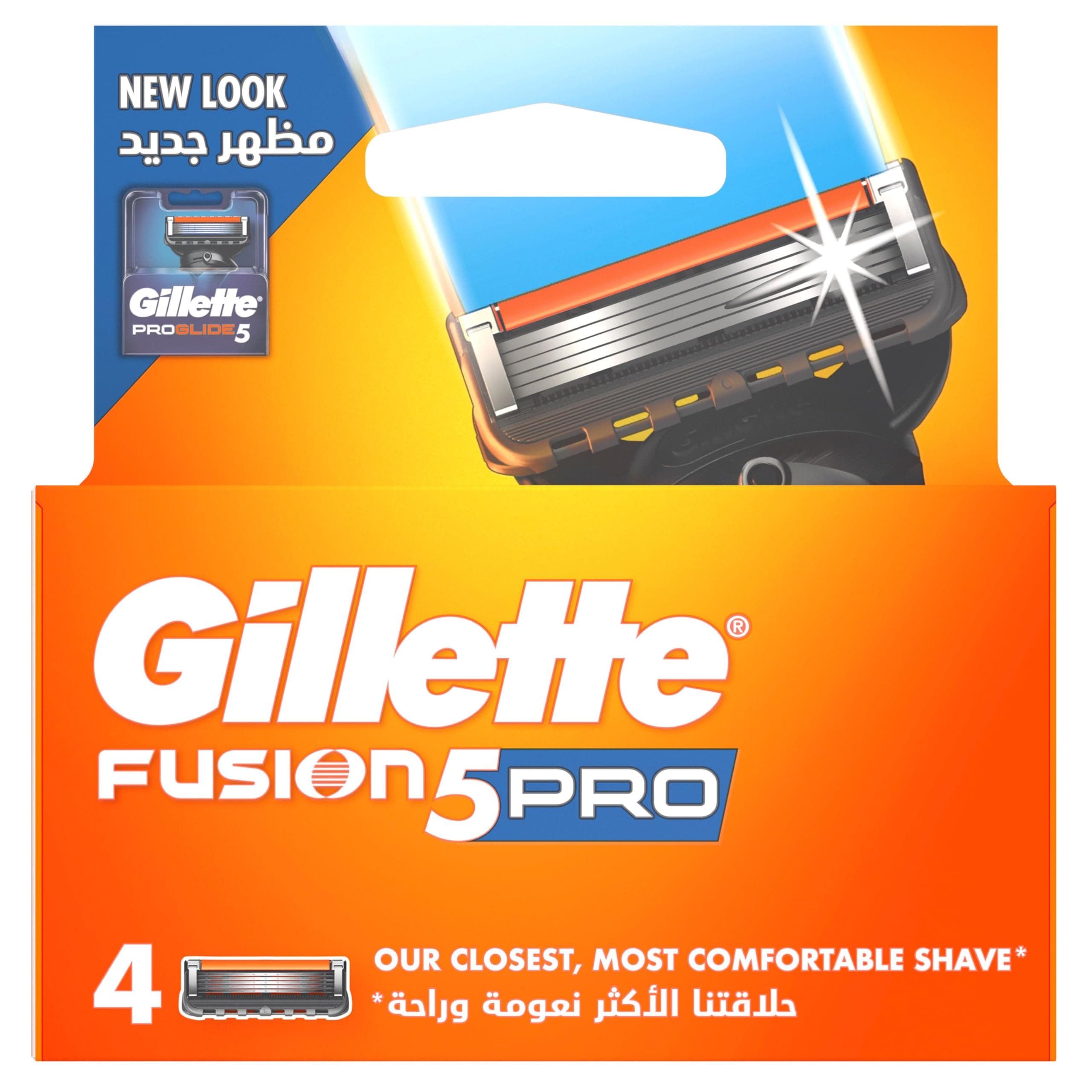 Fusion Proglide 5 Manual Blades Refills 4Pcs