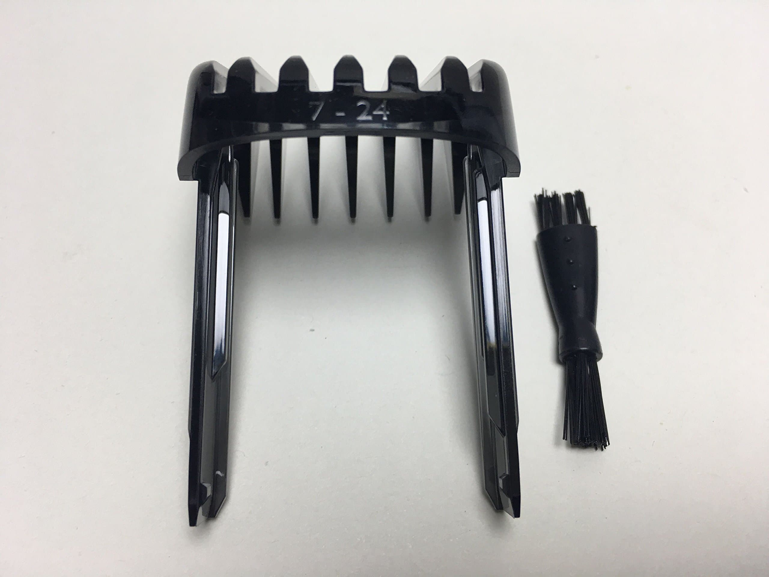 New HAIR CLIPPER COMB Trimmer BEARD For Philips COMB HC7460 HC7462 HC7460/13 HC7460/15 Series 7000 7-24MM MEDIUM Men's clipper hair Shaver Rzaor head Plastic Black Accessories Replacement Parts