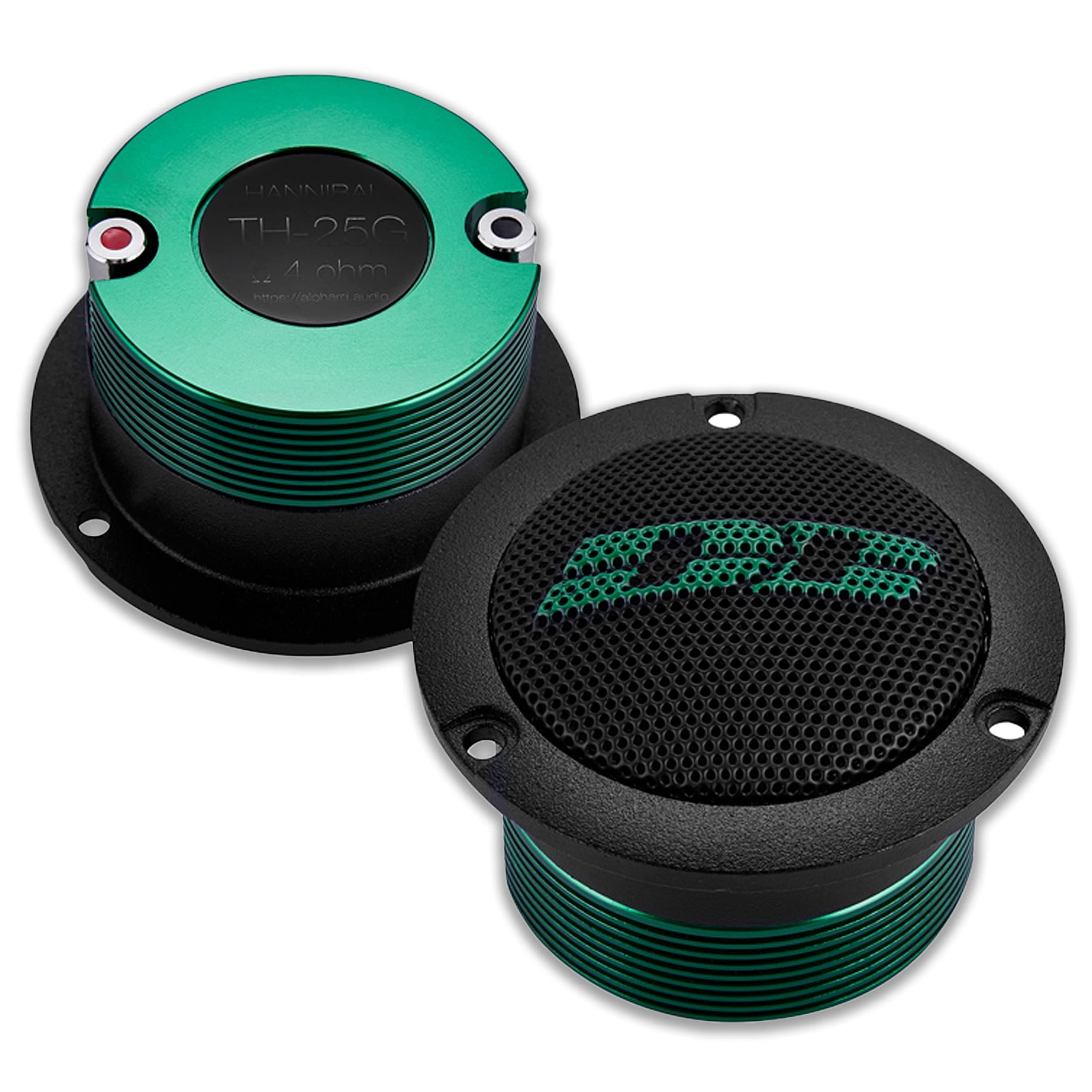 Deaf Bonce 140 Watt 4 Ohm 1" Voice Coil Titanium Neodymium Tweeter Pair