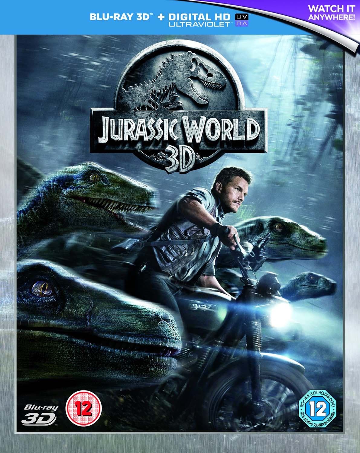 Jurassic World (Blu-ray 3D) [2015] [Region Free]